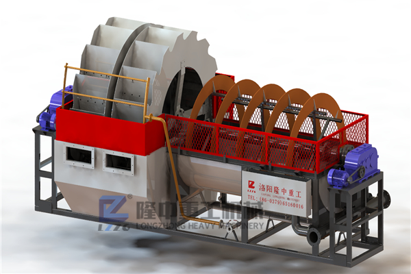 尾砂處理-螺旋洗砂回收機 隆中新概念設備